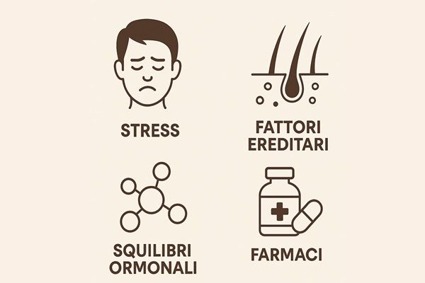 Infografica sul perché i capelli smettono di crescere