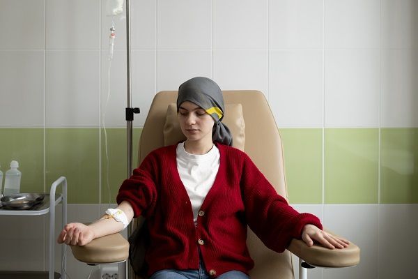 persona che è sottoposta ad un trattamento di chemioterapia