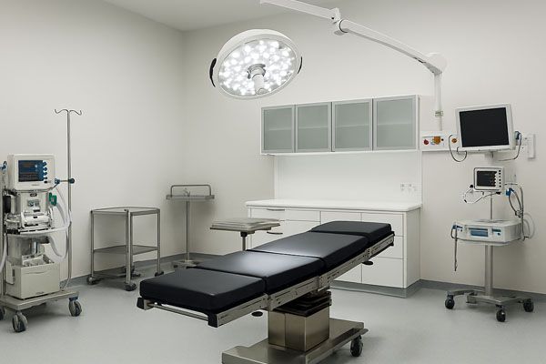Sala operatoria della migliore clinica trapianto capelli Turchia con attrezzature moderne