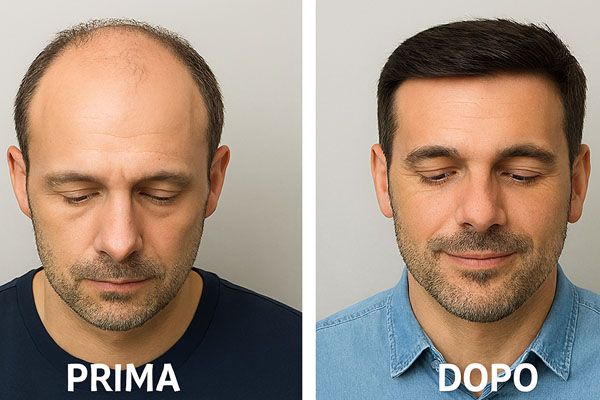 Paziente con risultati naturali dopo trapianto di capelli in Turchia Capilclinic