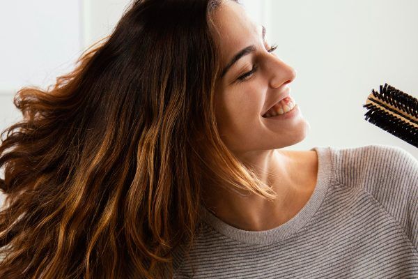 Risultati dell'utilizzo di prodotti per la rigenerazione dei capelli.