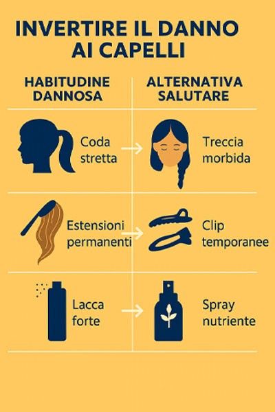 invertire ik danno al capelli