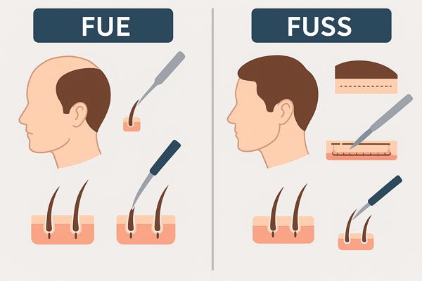tecniche trapianto capelli FUE e FUSS